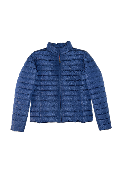 Guess niebieska logowana kurtka