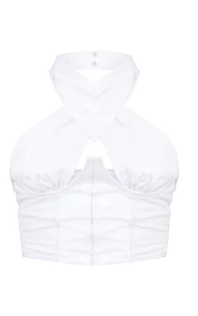 Pretty Little Things cekinowy crop top