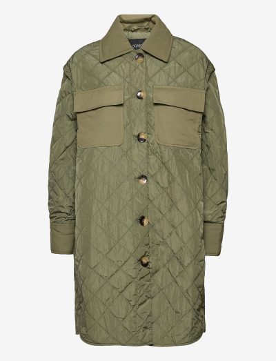 Soaked in luxury pikowany płaszcz