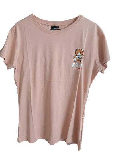 Moschino – Underbear Logo T-shirt róż