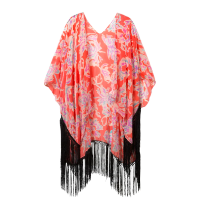 Desigual pareo z frędzlami