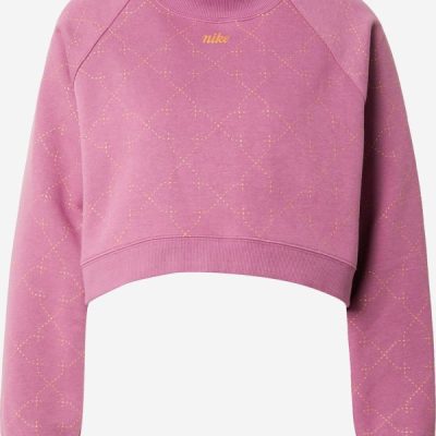 Nike bluzka sportowa kolor jagoda